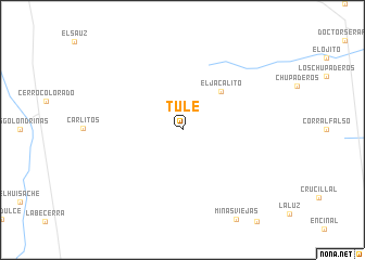 map of Tule