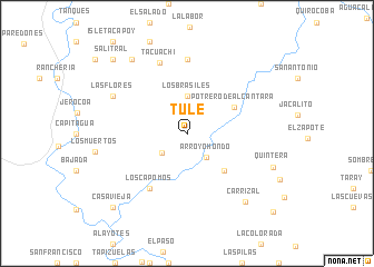 map of Tule
