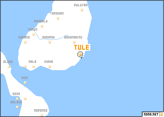 map of Tule