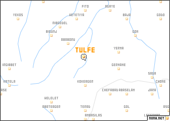 map of Tʼulfē