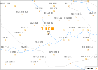 map of Tulgalı