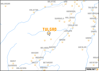 map of Tulgao