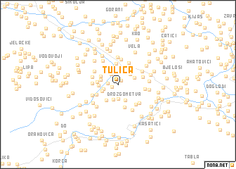map of Tulica