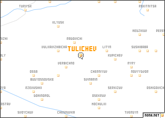 map of Tulichëv