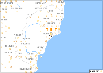 map of Tulic