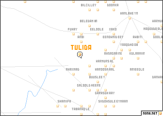 map of Tulida