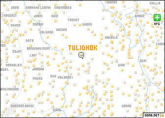 map of Tuli Dhok