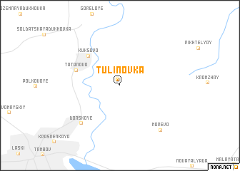 map of Tulinovka