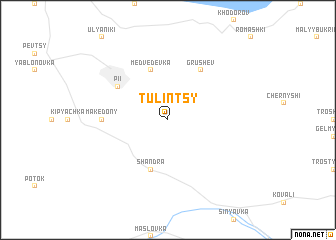 map of Tulintsy