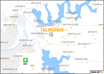 map of Tulip Grove