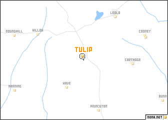 map of Tulip