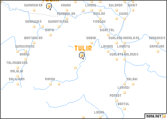 map of Tulir