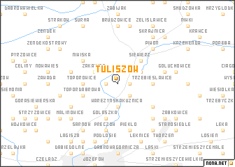 map of Tuliszów