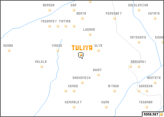 map of Tuliya