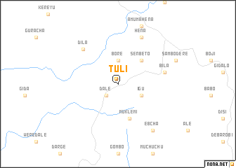 map of Tulī