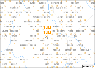 map of Tulī