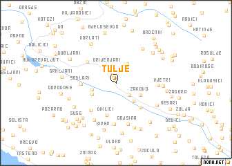 map of Tulje