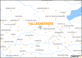 map of Tullaghanmore