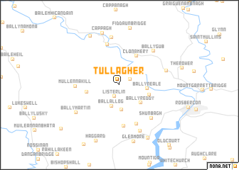 map of Tullagher