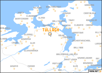 map of Tullagh