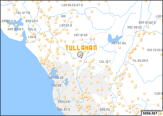 map of Tullahan