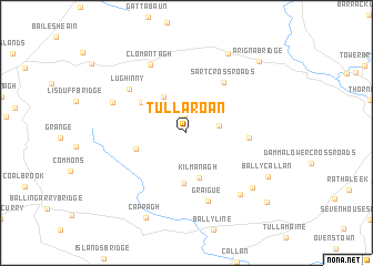 map of Tullaroan