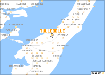 map of Tullebølle