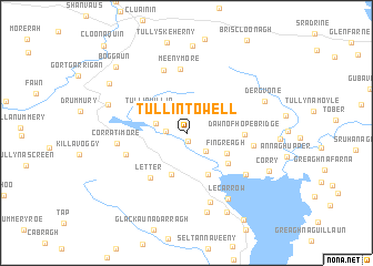 map of Tullintowell