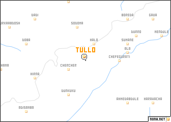 map of Tullo