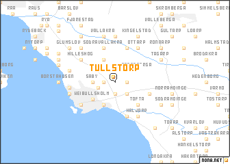 map of Tullstorp