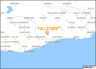 map of Tullstorp