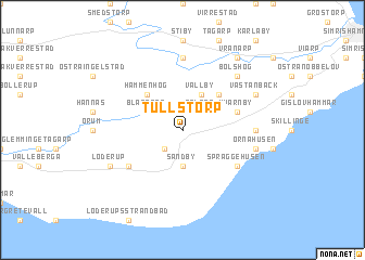 map of Tullstorp