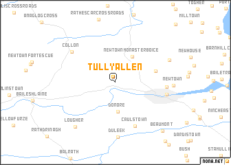 map of Tullyallen