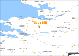 map of Tully Beg