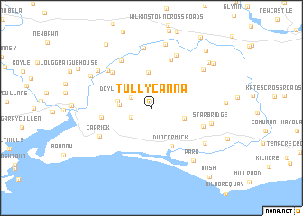 map of Tullycanna