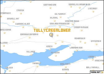 map of Tullycreen Lower
