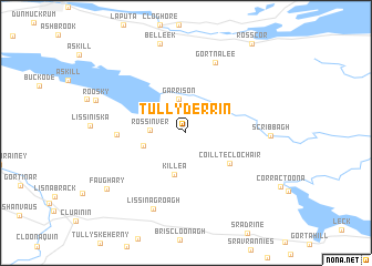 map of Tullyderrin