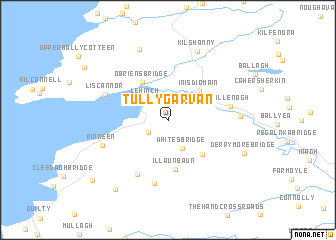 map of Tullygarvan