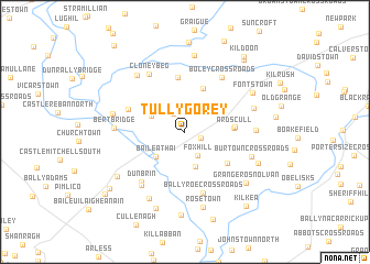 map of Tullygorey