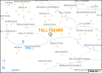 map of Tullygowan