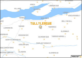 map of Tullyleague