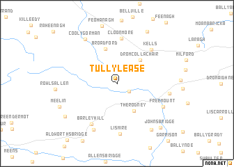 map of Tullylease