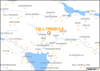 map of Tullynamoyle