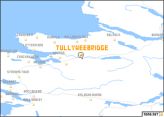 map of Tullywee Bridge