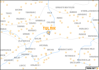 map of Tulnik