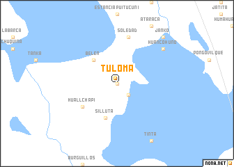 map of Tuloma