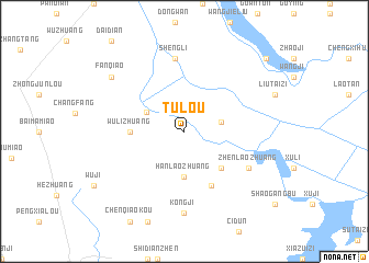map of Tulou