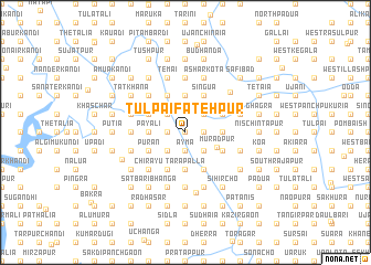 map of Tulpāi Fatehpur