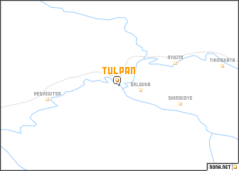 map of Tulpan