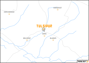 map of Tulsīpur
